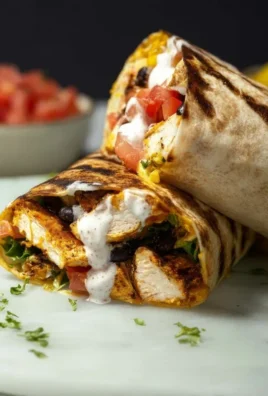Chipotle Ranch Grilled Chicken Burrito