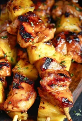 Pineapple Chicken Kebabs Recipe