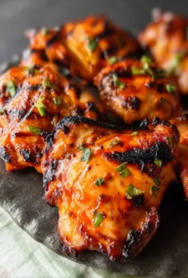 Grilled Honey Buffalo Chicken Thighs