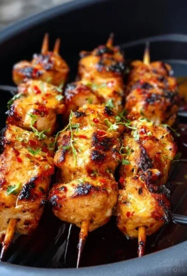 Bang Bang Chicken Skewers