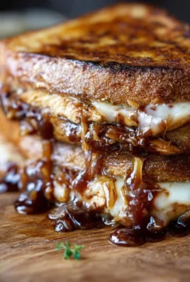 BBQ Chicken Grilled Cheese Sandwich