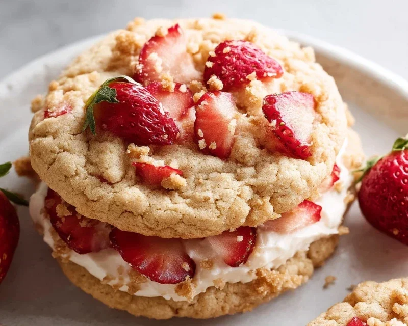 Strawberry Shortcake Cookies