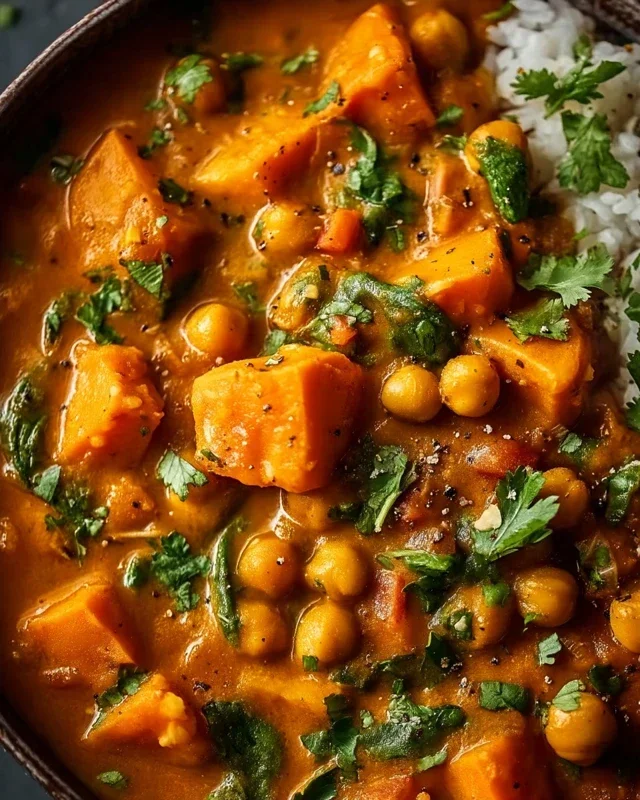 Sweet Potato and Chickpea Curry