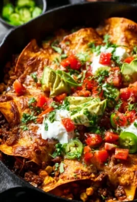 Beef Skillet Enchiladas
