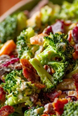 Broccoli Salad with Beef Beef Bacon Recipe
