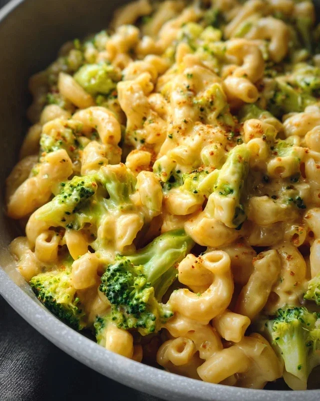 One Pot Healthy Broccoli Mac and Cheese