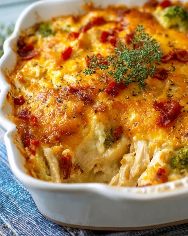 Easy Low Carb Chicken Casserole