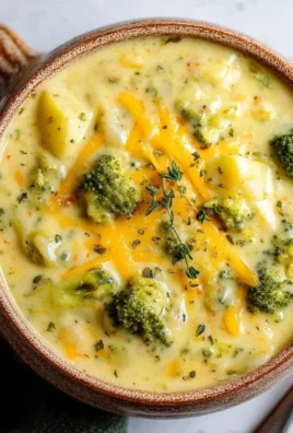 Broccoli Potato Cheese Soup Recipe