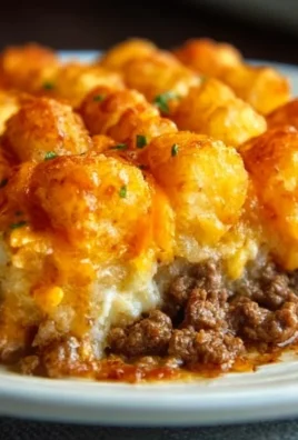 Tater Tot Casserole with Ground Beef
