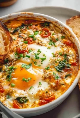 Baked Feta Eggs