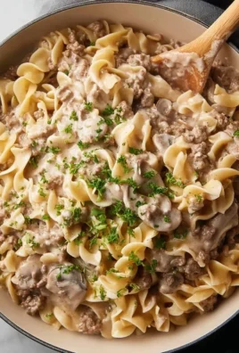 30-Minute Ground Beef Stroganoff