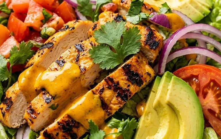 Peruvian Grilled Chicken Salad