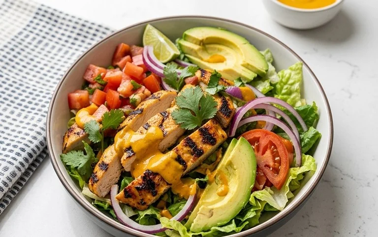 Peruvian Grilled Chicken Salad