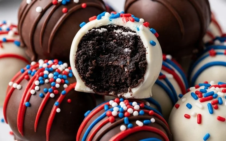 Patriotic Oreo Balls