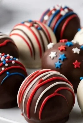 Patriotic Oreo Balls