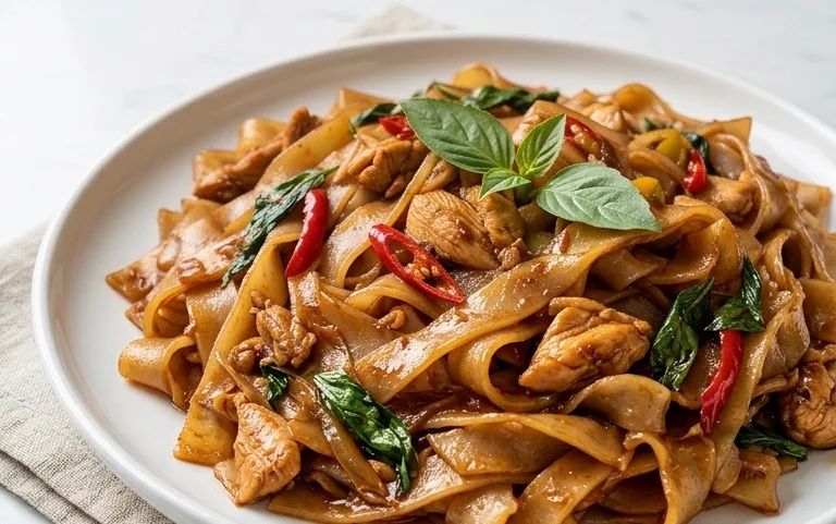Drunken noodles