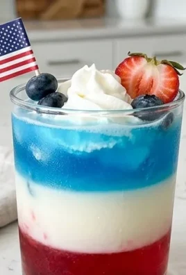 July 4th Layered Drinks Recipe