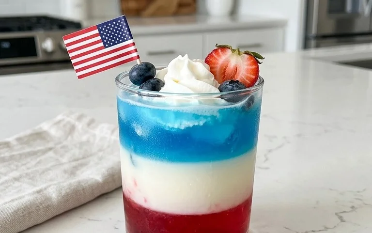 July 4th Layered Drinks Recipe