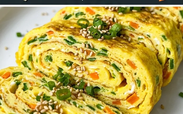 Gyeran Mari (Korean Rolled Omelette)
