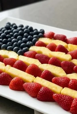 4th of July Fruit Platter Idea | How to Make an American Flag