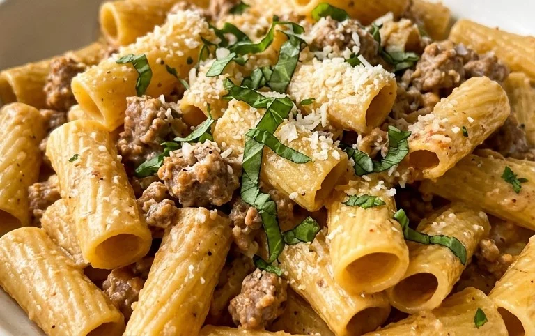 Creamy Sausage Rigatoni (One-Pan, 30-Minute Meal)