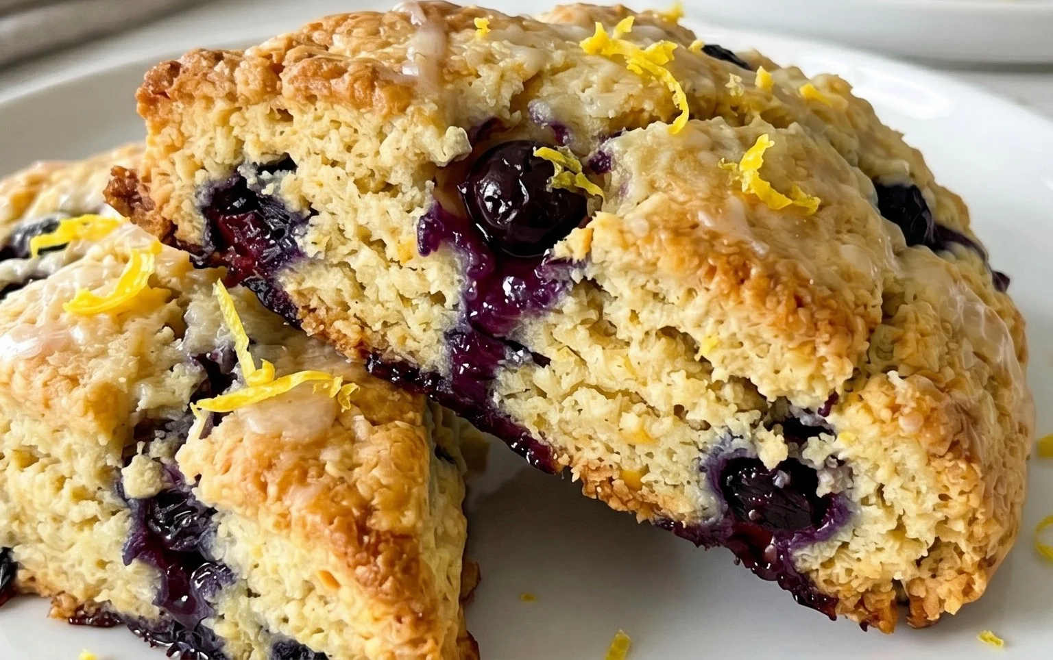 Almond Flour Lemon Blueberry Scones