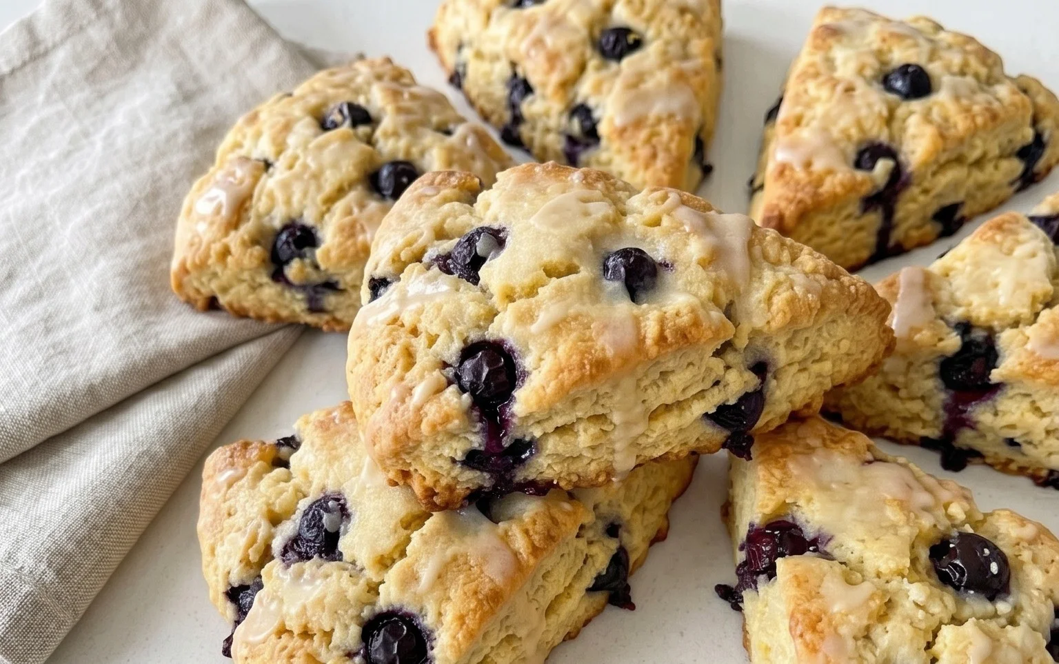 Almond Flour Lemon Blueberry Scones