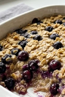 Lemon Blueberry Baked Oats
