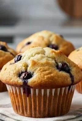 Sour Cream Blueberry Muffins