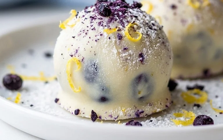 LEMON BLUEBERRY TRUFFLES 