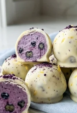 LEMON BLUEBERRY TRUFFLES