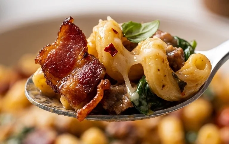 Beef Bacon Pasta