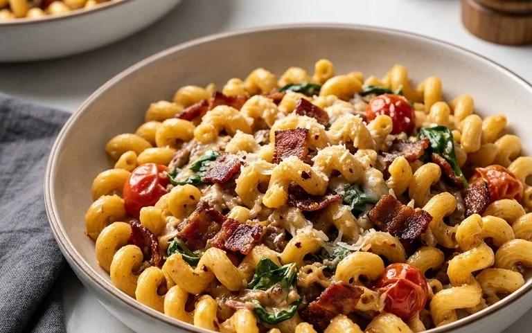Beef Bacon Pasta