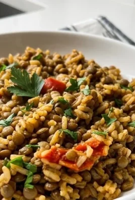 Easy Mediterranean Lentils and Rice