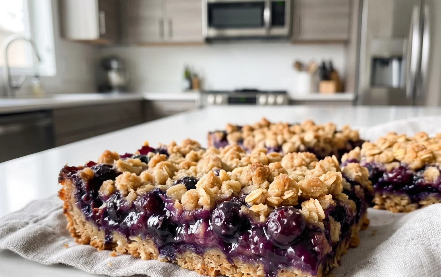 Blueberry Oatmeal Bars