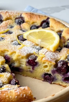 Lemon Blueberry Clafoutis