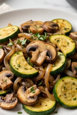 Skillet Zucchini and Mushrooms