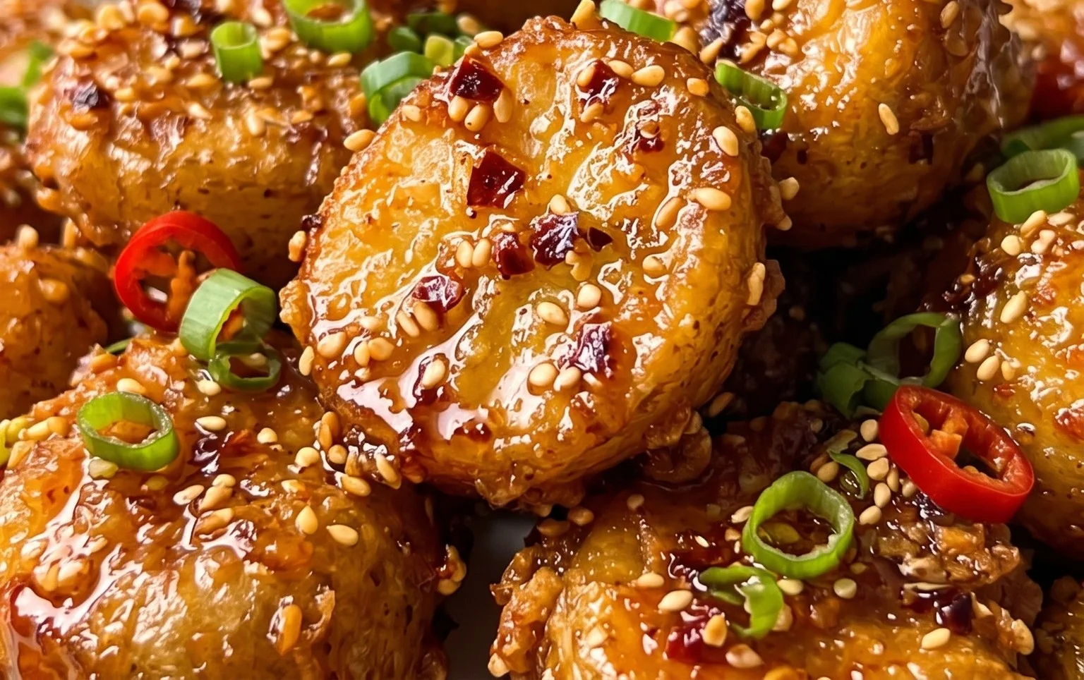 Crispy Honey Chilli Potatoes
