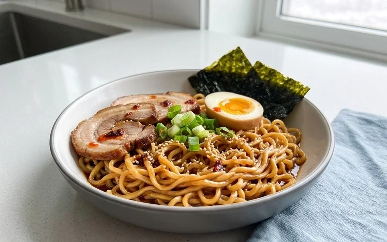 Easy Saucy Ramen Noodles