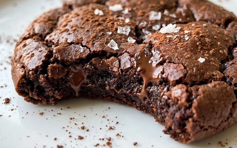 Salted Brownie Cookies