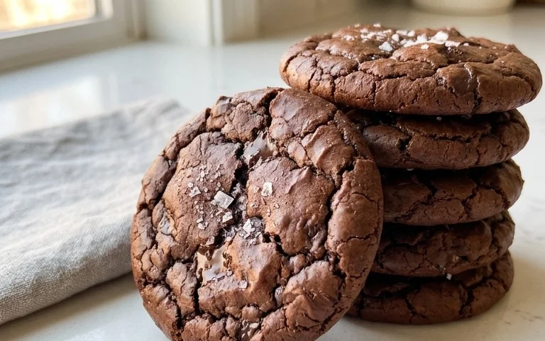 Salted Brownie Cookies