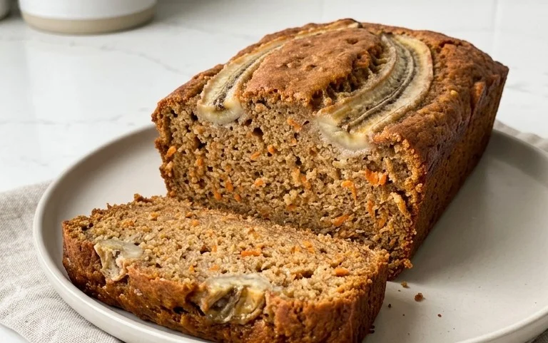 Dairy Free Carrot Cake Banana Bread