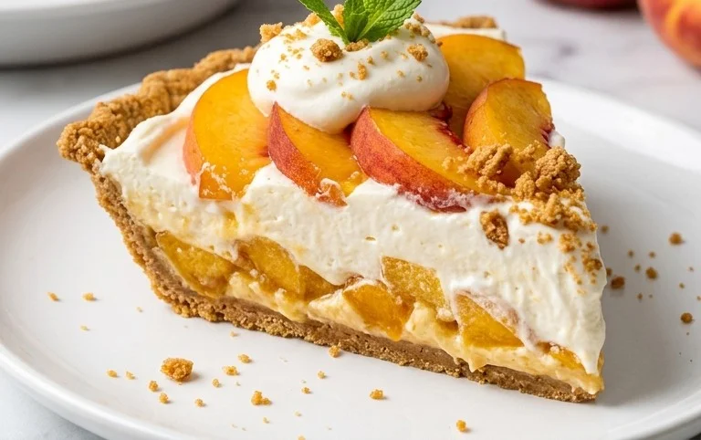 Peaches and Cream Pie