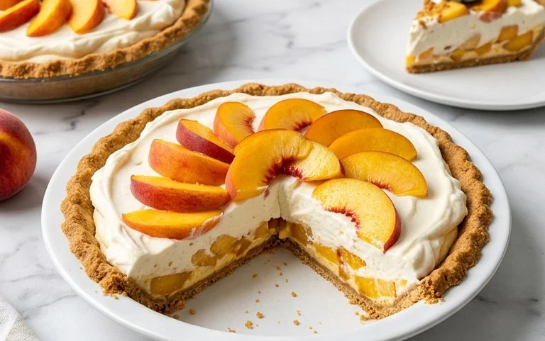 Peaches and Cream Pie