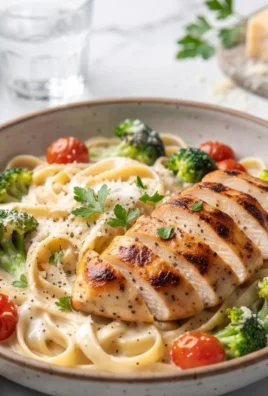 Low Calorie Chicken Alfredo