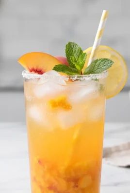 Refreshing Peach Lemonade