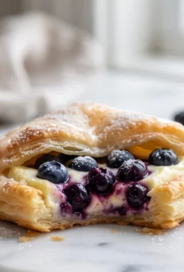 Blueberry Cream Cheese Puff Pastry