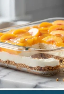 Peach Pretzel Salad Dessert