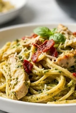 Creamy Chicken Pesto Pasta
