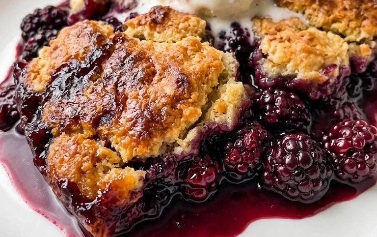 The Pioneer Women's Blackberry Cobbler